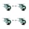 Service Caster 3.25 Inch Green Poly on Cast Iron Caster Set with 2 Brakes/Swivel Lock 2 Rigid SCC-30CS3420-PUB-GB-SLB-BSL-2-BSL-2 - alternate 5